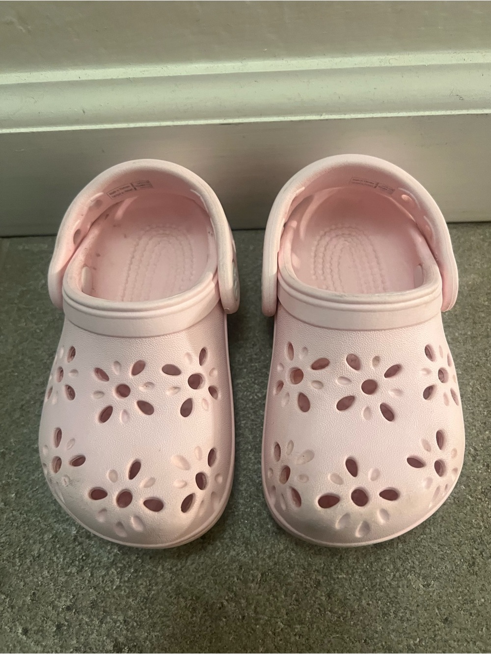Crocs Pink Toddler Classic Clogs Size C6